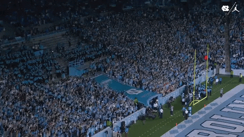 Excited Lets Go GIF by UNC Tar Heels