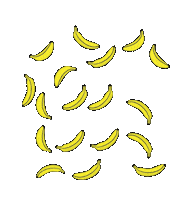 Bananas Sticker by The Wonder Room