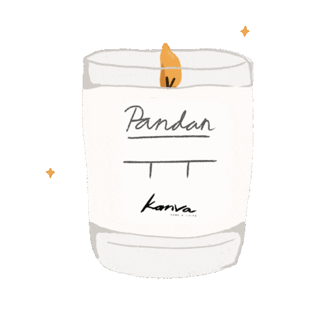 Relax Candle Sticker by Kanva Home and Living