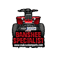 makcustom yamaha bikelife banshee 2stroke Sticker
