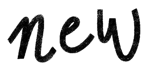 New Black Sticker by Catharina Stewart
