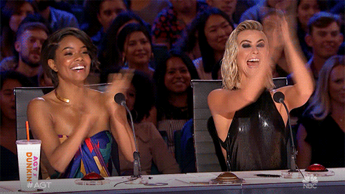 Julianne Hough Applause GIF by America's Got Talent