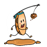 neeravdoshi cute animation chocolate yum Sticker