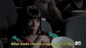 mtv awards what kinda charlie chaplin shit is this GIF by MTV Movie & TV Awards