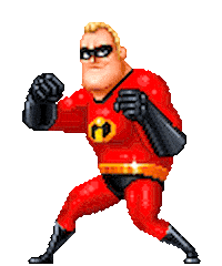 mr incredible pixar Sticker