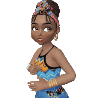Girl Sticker