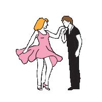 Kinibe flashdance kinibe timeofyourlife Sticker