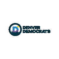 denverdemocrats democrats denverdems denverdemocrats Sticker