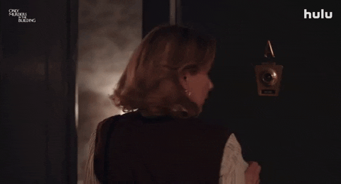 Scared Turn Around GIF by HULU