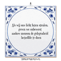 Support Licht Sticker by Tegelspreuken.nl