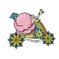 Skating Ice Cream Sticker by Skate Everywhere Project