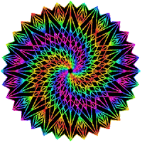 lsd mandala STICKER