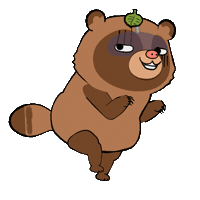 Catwalk Tanuki Sticker
