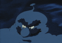 angry rainbow brite GIF