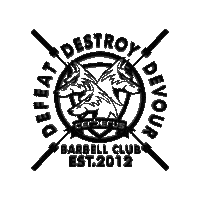 Powerlifting Barbell Sticker by Cerberus Strength