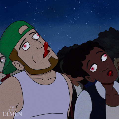 LittleDemonFX blood ritual souls possession GIF