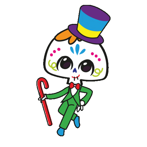 Day Of The Dead Halloween Sticker by Distroller