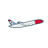 travel sky Sticker by Norwegian Airlines