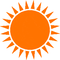 Marching Band Sun Sticker by Bowling Green State University