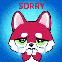 Sorry Chi Chi GIF by UpStudiosWorld