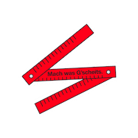 Zollstock Sticker by riedelbau