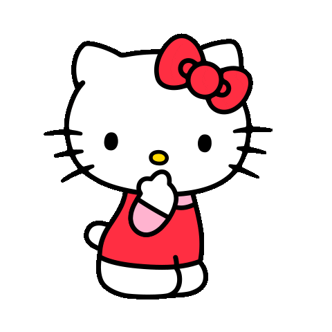 Hello Kitty Sticker by Sanrio Korea