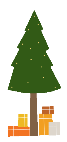 Christmas Tree Sticker by Daniela Nachtigall