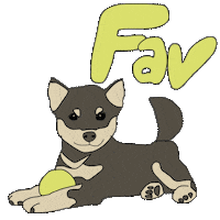hitomikikuchi dog like pet favorite Sticker
