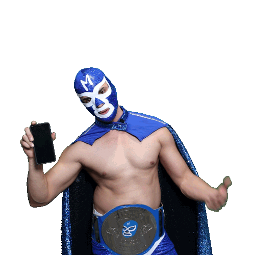 maskadorestacoshopaz giphyupload wrestling wrestler lucha Sticker