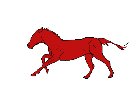 animation horse Sticker