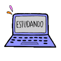 Computador Estudando Sticker