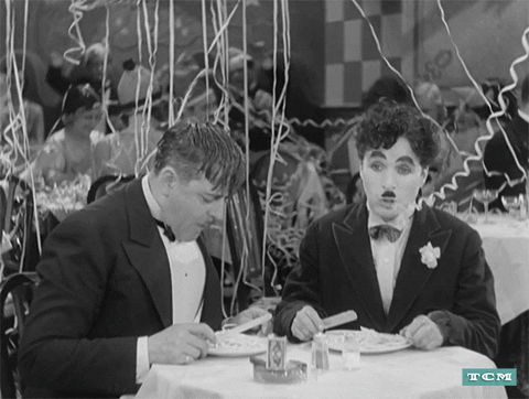 Silent Film Eating GIF by Turner Classic Movies