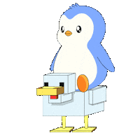 Jump Jumping Sticker by Pudgy Penguins