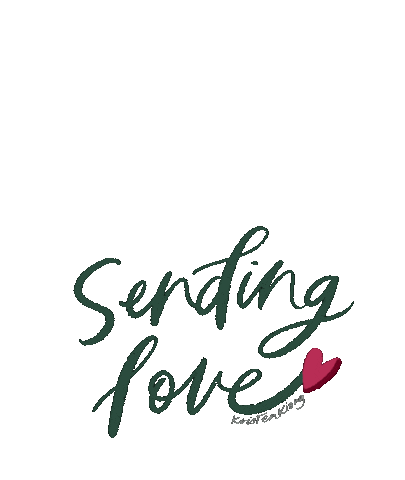 Kristenkiong love mail sending love envelope Sticker