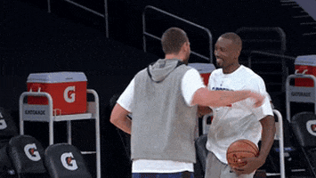 Los Angeles Lakers Laughing GIF by NBA