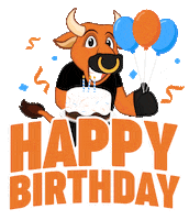 Happy Birthday Sticker by Vodbull UK
