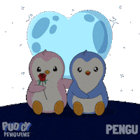 I Love You Heart Sticker by Pudgy Penguins