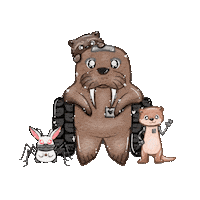 Rocket Raccoon Floor Sticker