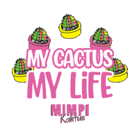 Happy Cactus Sticker