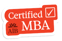 Mbagraduate Sticker by AIB-au