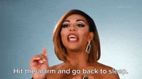 Hit The Alarm And Go Back To Sleep