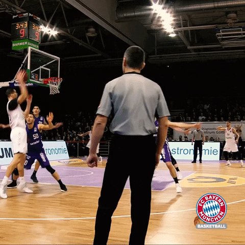 Fc Bayern Dunk GIF by FC Bayern Basketball