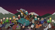 wave flag GIF by South Park 