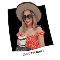 Morning Cafe Sticker by GoTrendier