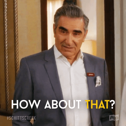 Dan Levy Pop GIF by Schitt's Creek