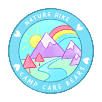 Camp Badge Sticker by Care Bear Stare!