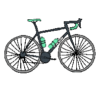 Bike Spring Sticker by Visual Stories by MJ