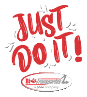 Happy Just Do It Sticker by Bio Transportes