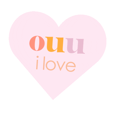 Heart Love Sticker by Ouuilove