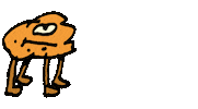 Angry Orange Sticker